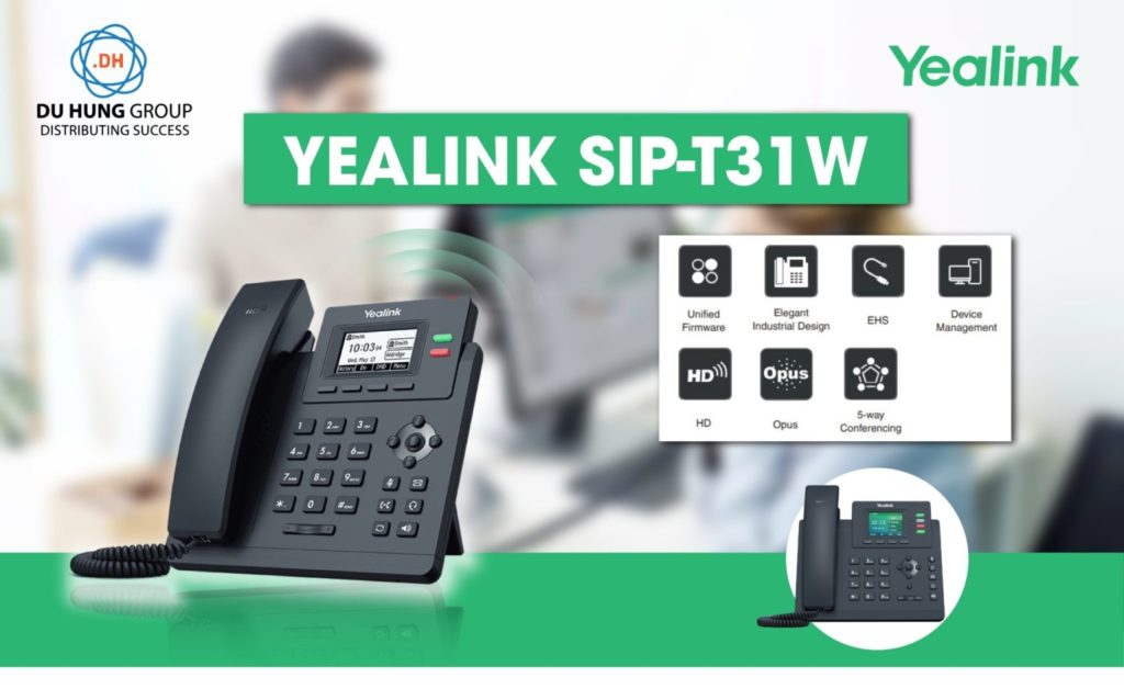 Điện thoại IP Wifi Yealink SIP-T31W