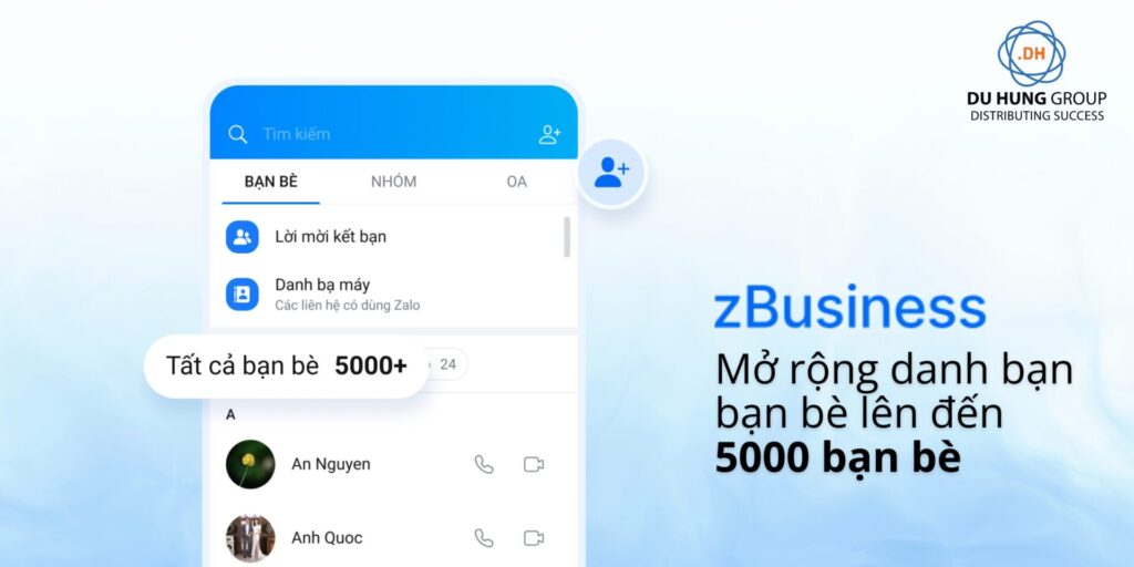 Tài khoản Business Zalo 