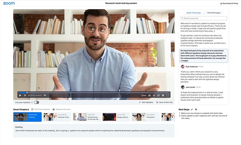 Hướng dẫn cách sử dụng tính năng Smart Recording với Zoom AI Companion