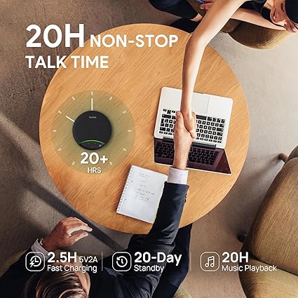 Loa Bluetooth tích hợp AI lọc ồn vượt trội cho phòng họp chuyên nghiệp