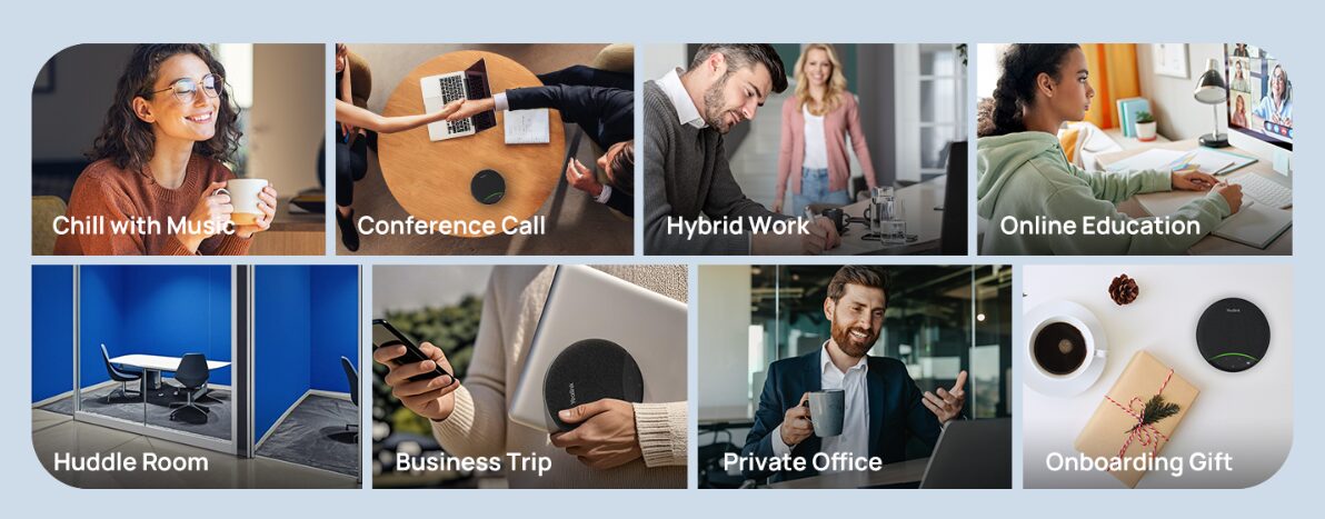 Loa hội nghị Bluetooth di động Yealink SP92 tích hợp AI khử tiếng ồn-55