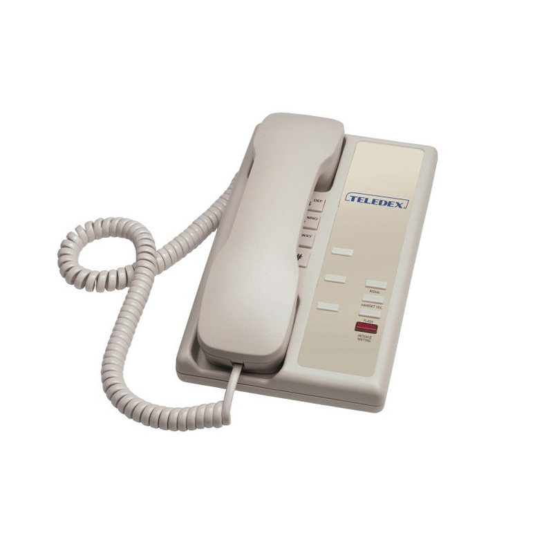 Điện Thoại Khách Sạn Teledex Nugget 3 Button Guestroom Telephone Ash