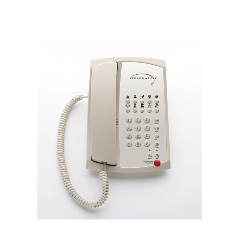 Điện Thoại Khách Sạn Telematrix 3100MWD Single Line Speakerphone 10 Button Ash 31339