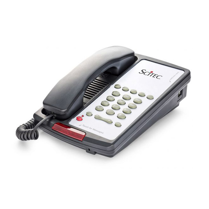 Điện Thoại Khách Sạn Scitec Aegis-5-08 Single Line Hotel Phone 5 Button Black 80502