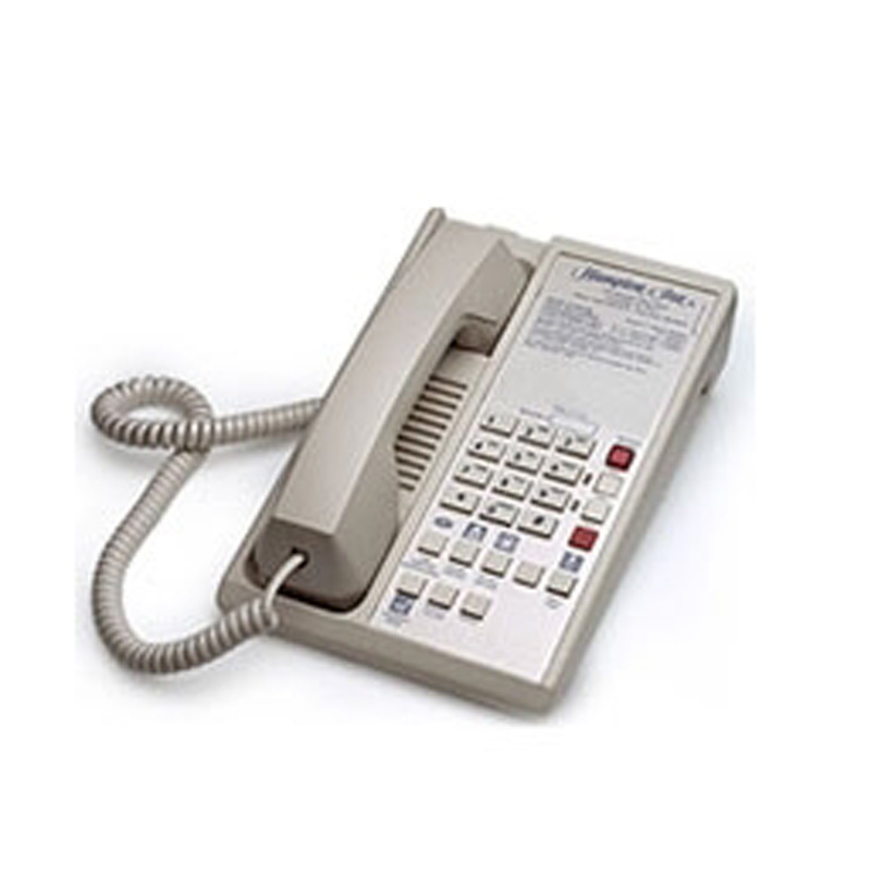 Điện Thoại Khách Sạn Teledex Diamond L2A 6 Two Line Guestroom Telephone Ash