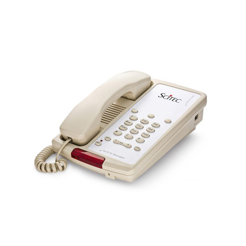 Điện Thoại Khách Sạn Scitec Aegis-3-08 Single Line Hotel Phone 3 Button Ash 80301