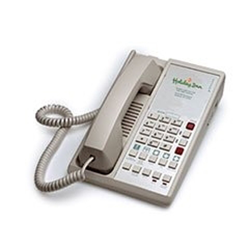 Điện Thoại Khách Sạn Teledex Diamond L2S 6 Two Line Guestroom Telephone Ash