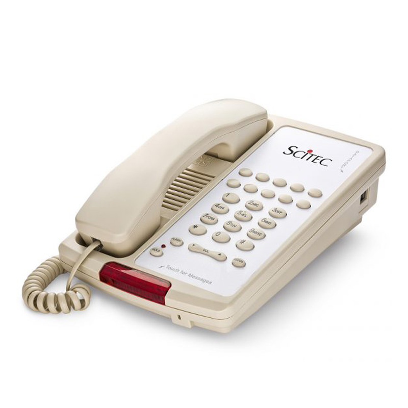 Điện Thoại Khách Sạn Scitec Aegis-10-08 Single Line Hotel Phone 10 Button Ash 81001