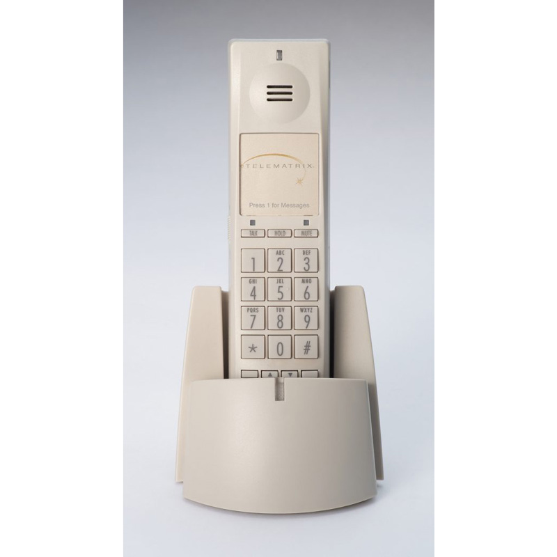 Điện Thoại Khách Sạn Telematrix 9600 Handset 1.9Ghz Guest Room Cordless 96559HDKIT Ash