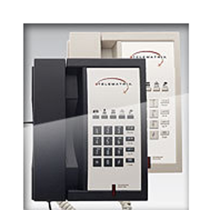 Điện Thoại Khách Sạn Telematrix 3300MW5 Single Line 5 Button Ash 33139