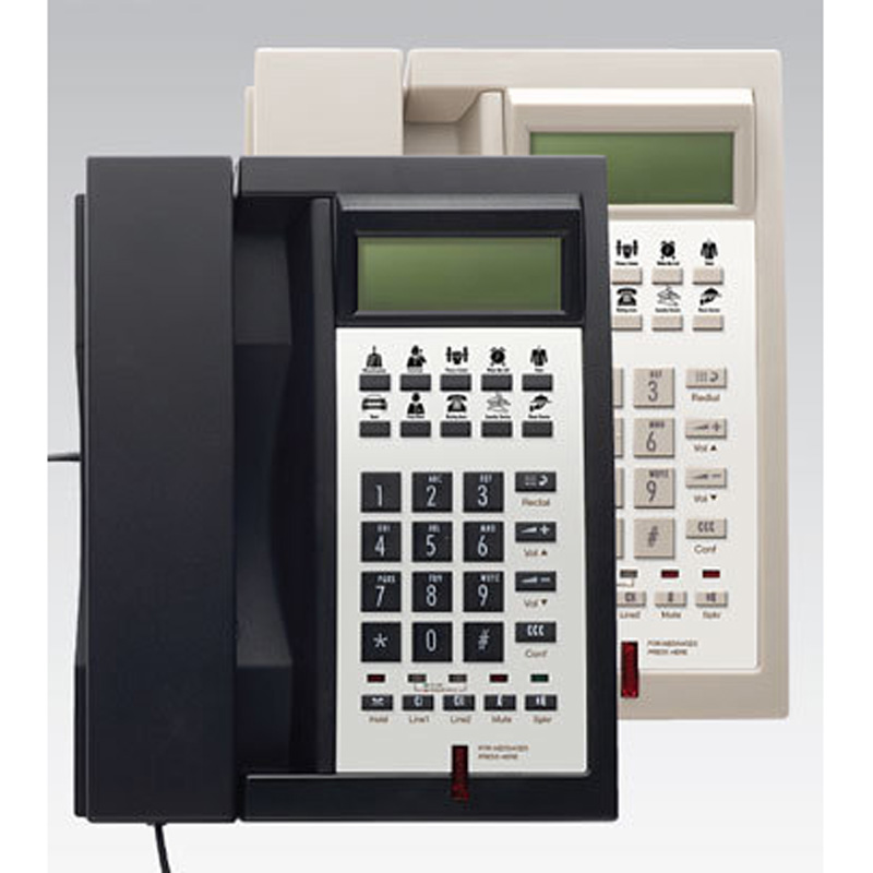 Điện Thoại Khách Sạn Telematrix 3302IP-MWD Single Line SIP Guest Room Phone Ash 34359IP