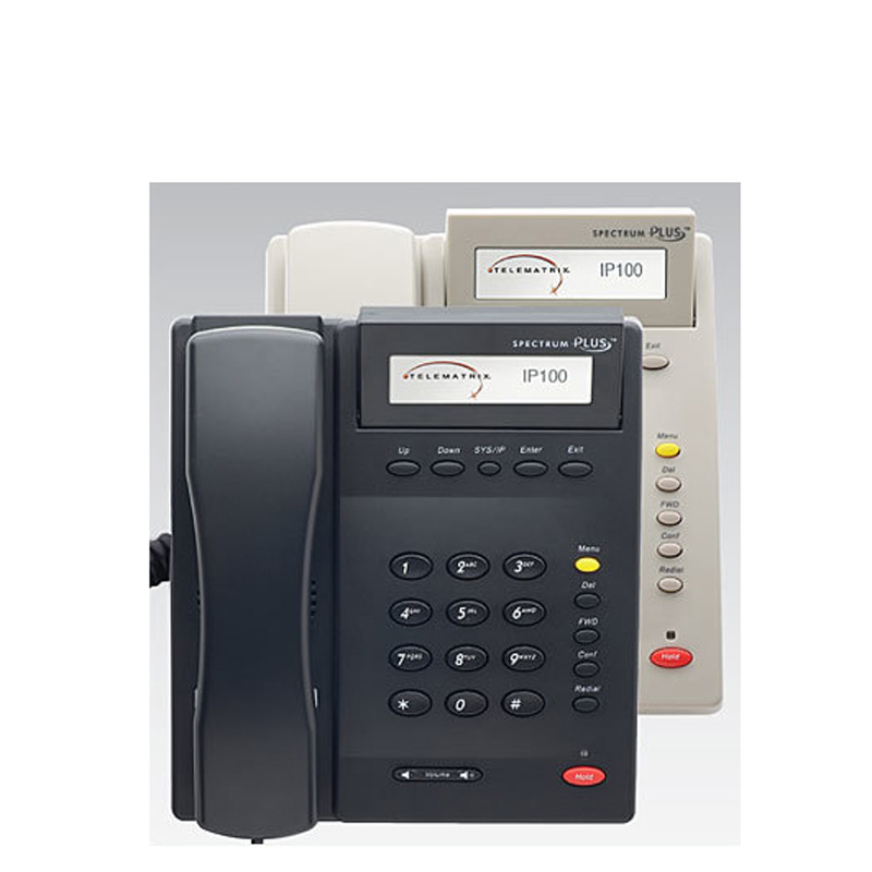 Điện Thoại Khách Sạn Telematrix IP100 Single Line Basic Guest Room Phone Ash