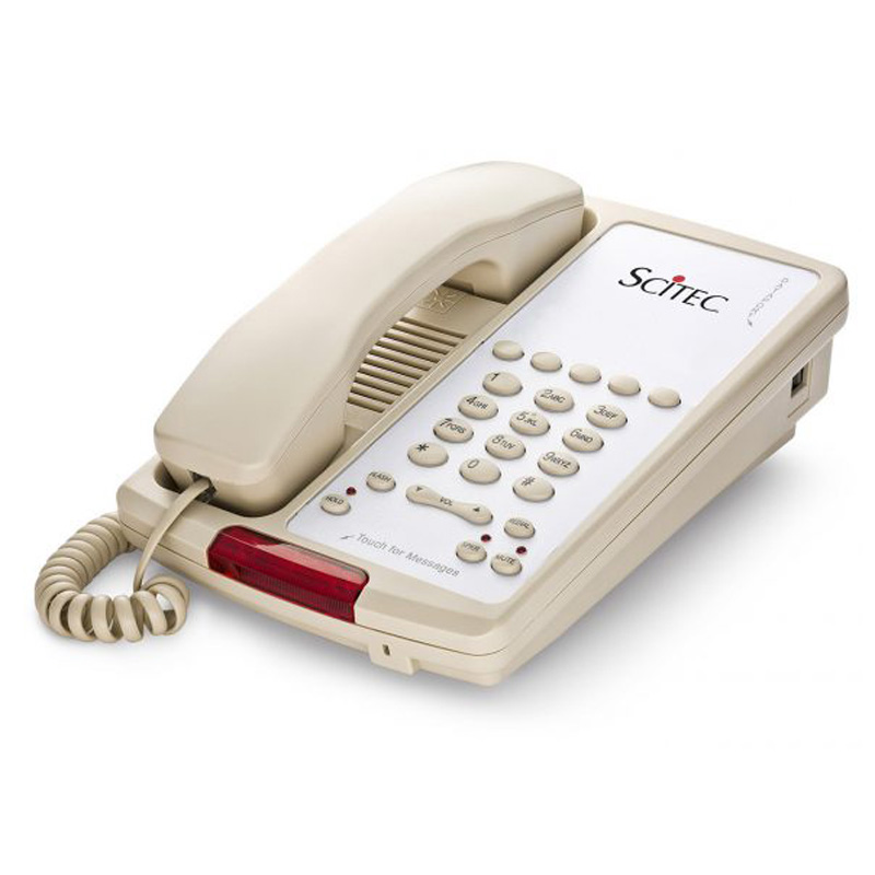 Điện Thoại Khách Sạn Scitec Aegis-5S-08 Single Line Speakerphone Hotel Phone 5 Button Ash 88051