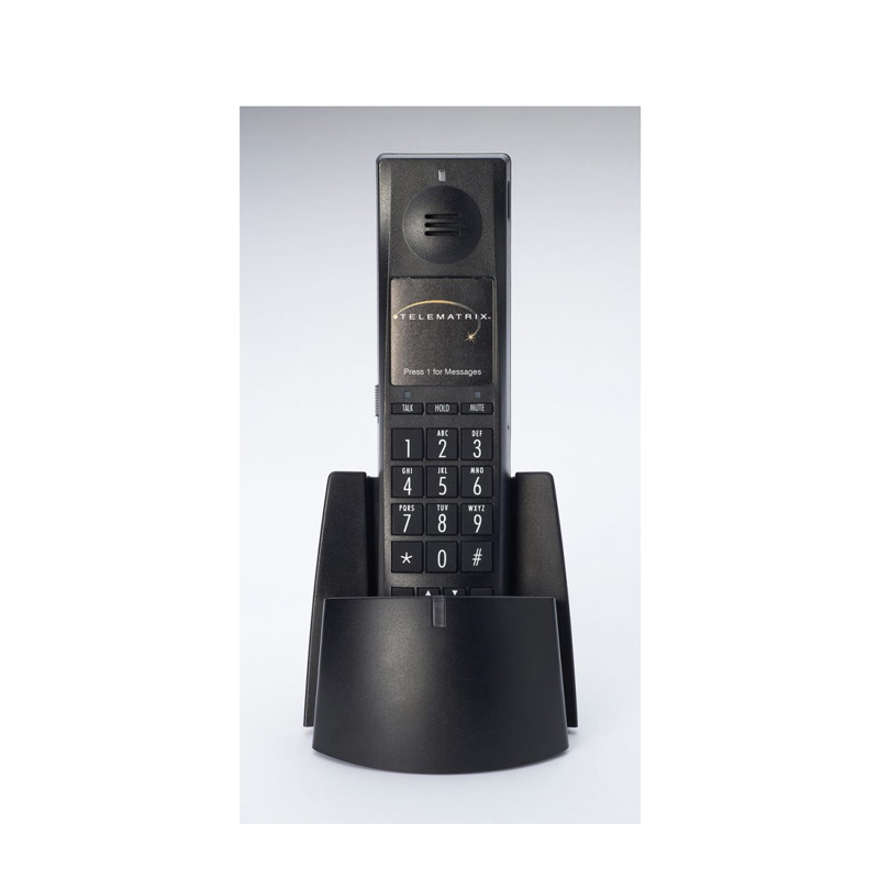 Điện Thoại Khách Sạn Telematrix Handset 1.9Ghz DECT 6.0 Guest Room Cordless 985591HDKIT Black