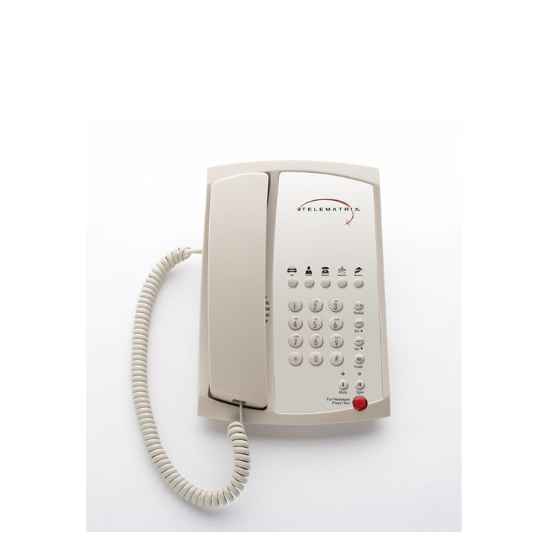 Điện Thoại Khách Sạn Telematrix 3100MWD5 Single Line Speakerphone 5 Button Ash 31149