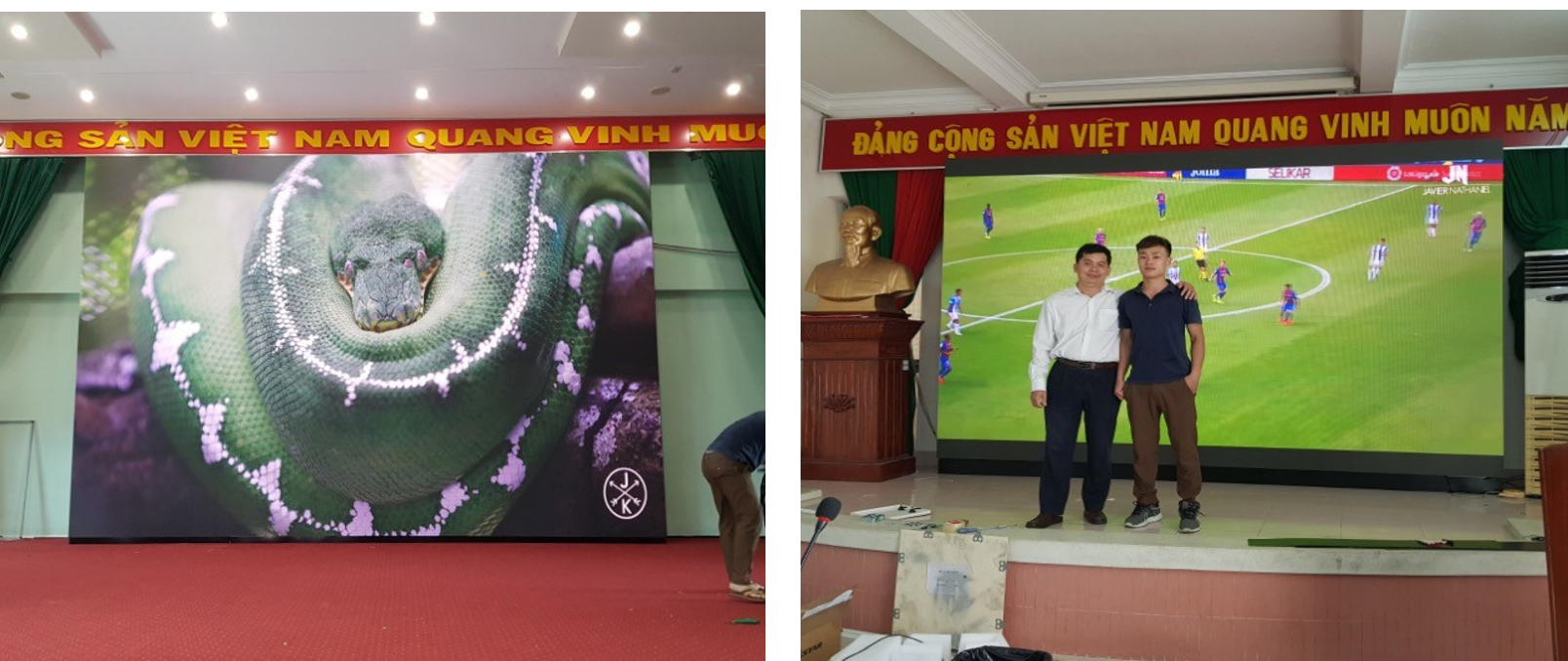 Thi công lắp đặt màn hình LED tại Kho bạc nhà nước tỉnh Đắk Lắk và tỉnh Tiền Giang