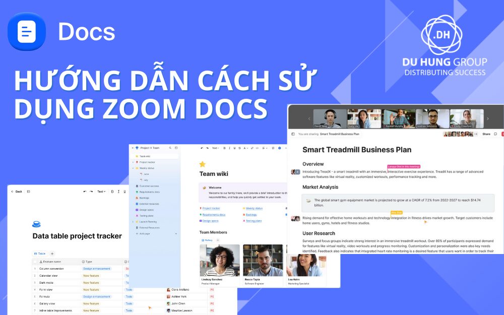 Hướng Dẫn Cách Sử Dụng Zoom Docs