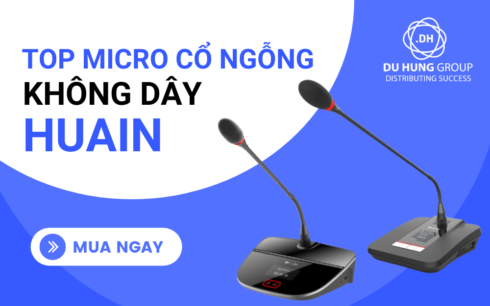 Top Micro Cổ Ngỗng Không Dây Huain