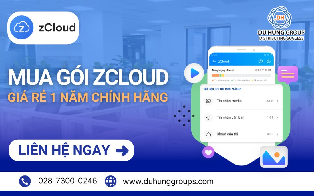 Mua Gói Zcloud Giá Rẻ 1 Năm Chính Hãng