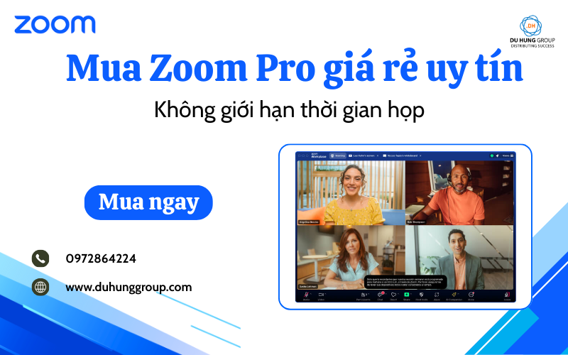 Mua Zoom Pro Giá Rẻ Uy Tín – Không Giới Hạn Thời Gian Họp