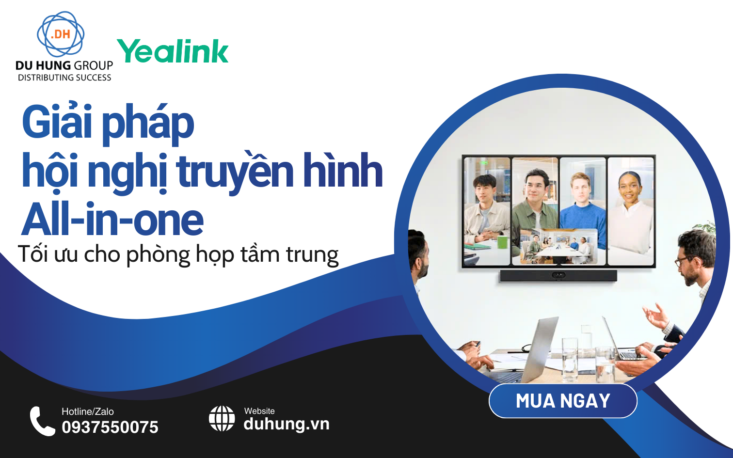 Giải Pháp Hội Nghị Truyền Hình All-in-one Tối ưu Cho Phòng Họp Tầm Trung