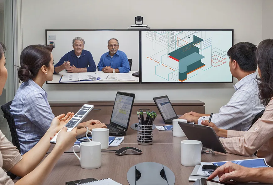 Camera hội nghị truyền hình Poly cho phòng họp lớn