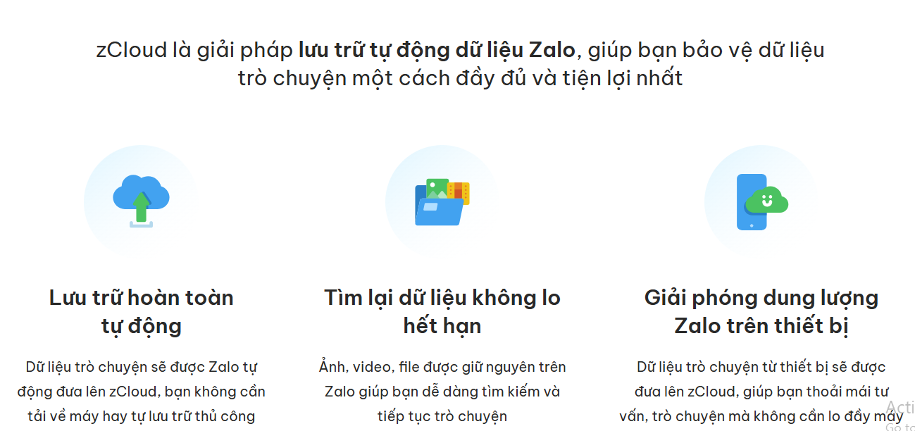 Báo giá Zalo Zcloud giá tốt mới nhất 2026 – Ưu đãi hấp dẫn