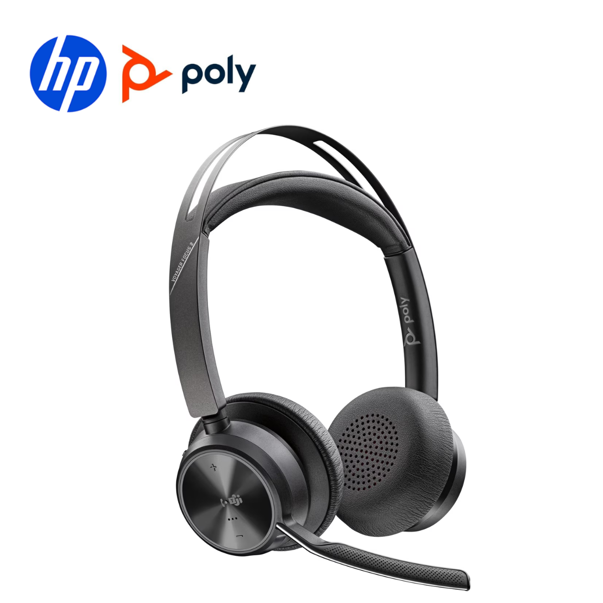 Tai nghe Bluetooth Poly Voyager Focus 2 Charging Stand - Ảnh 3