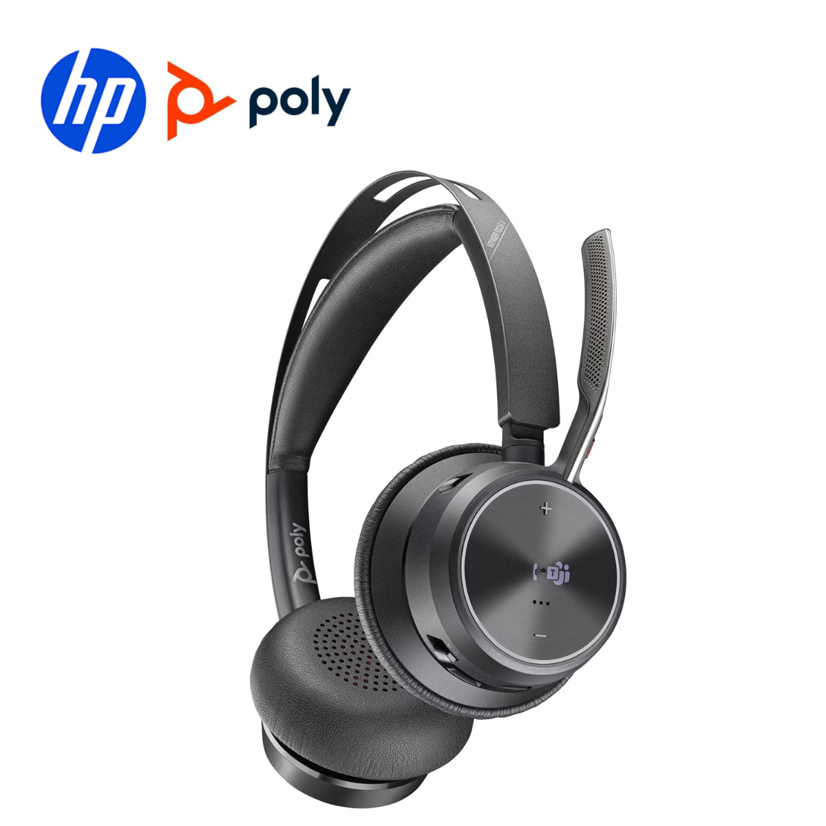 Tai nghe Bluetooth Poly Voyager Focus 2 Charging Stand - Ảnh 2