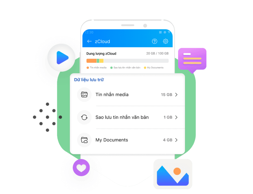 Đăng ký zCloud Zalo giá rẻ – Nâng cấp dung lượng lưu trữ Zalo dễ dàng