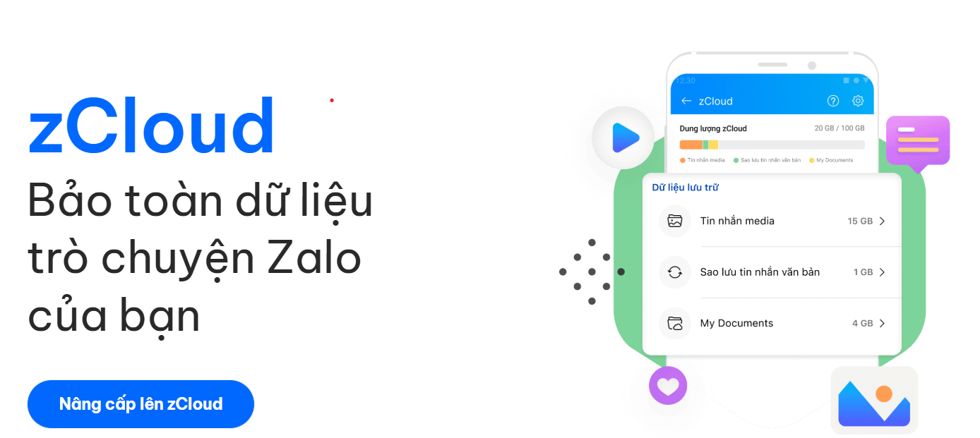 Nâng cấp dung lượng zCloud Zalo là gì? Lợi ích và cách đăng ký chi tiết