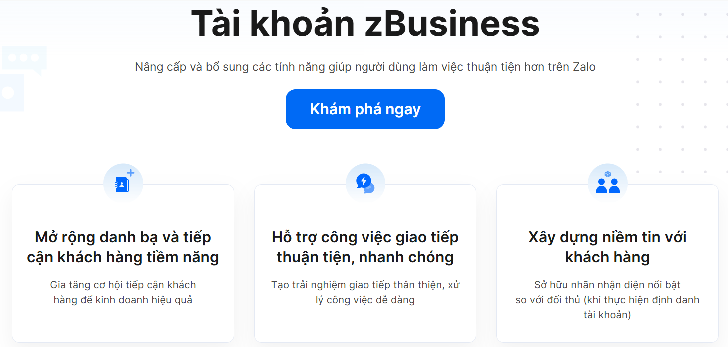 Tài khoản zalo business được kết bạn bao nhiêu người mỗi ngày?