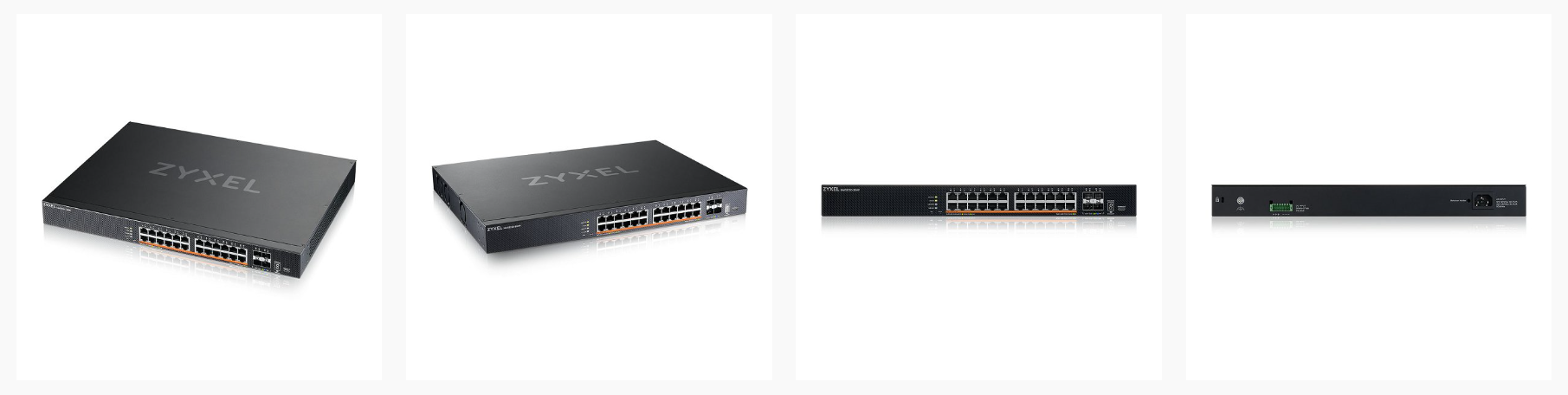 Bộ chuyển mạch Switch Zyxel XMG2230 Series 24/48 cổng GbE/2.5G, 4 cổng uplink 10G