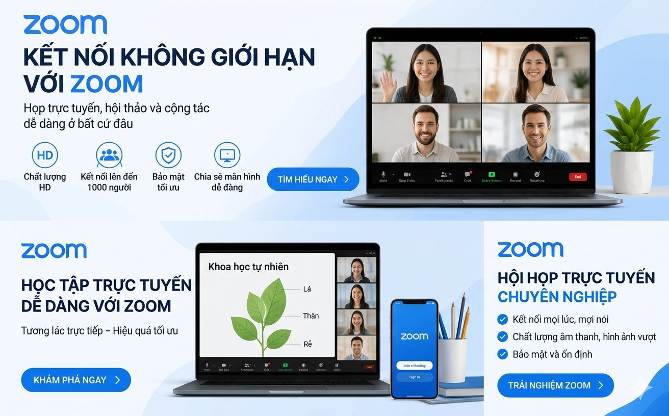 Gói Zoom chính hãng giá tốt cho doanh nghiệp 2026