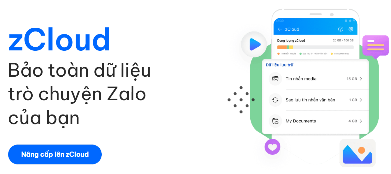 Top lý do nên mua gói Zalo zCloud 500GB kích hoạt nhanh, sử dụng tiện lợi