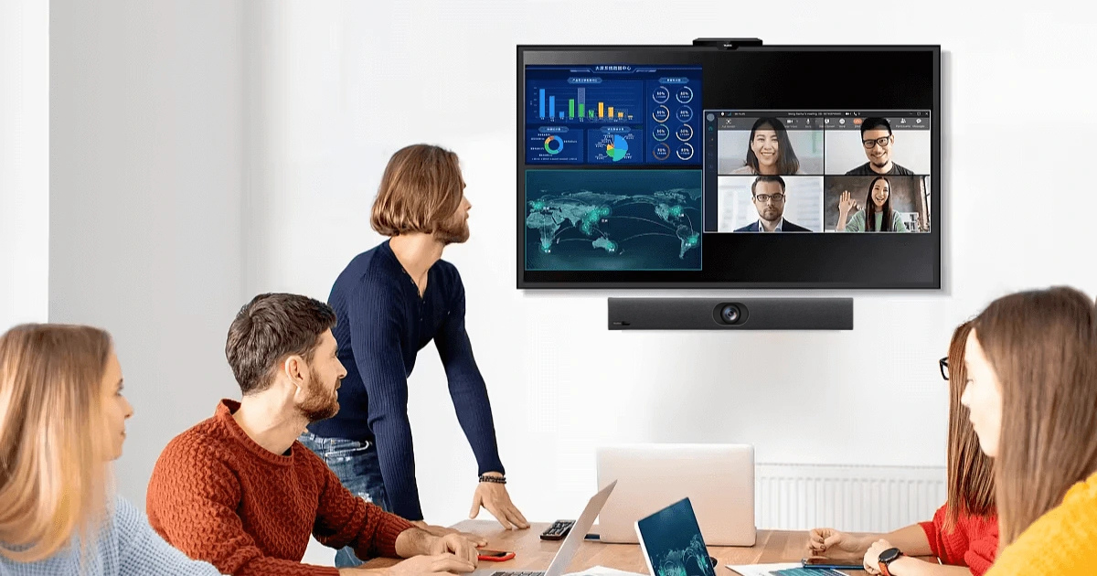 Phòng họp không dây thông minh với Yealink UVC40 E2 + Roomcast