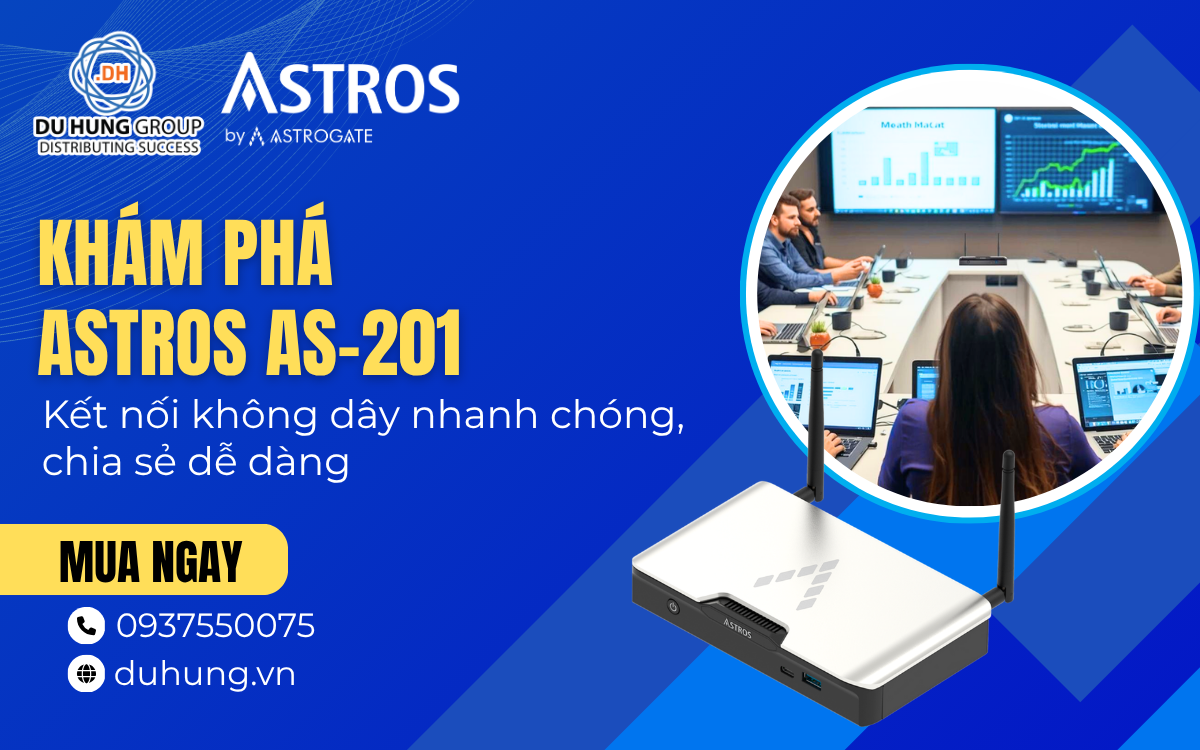 Khám Phá Astros AS-201 Kết Nối Không Dây Nhanh Chóng, Chia Sẻ Dễ Dàng