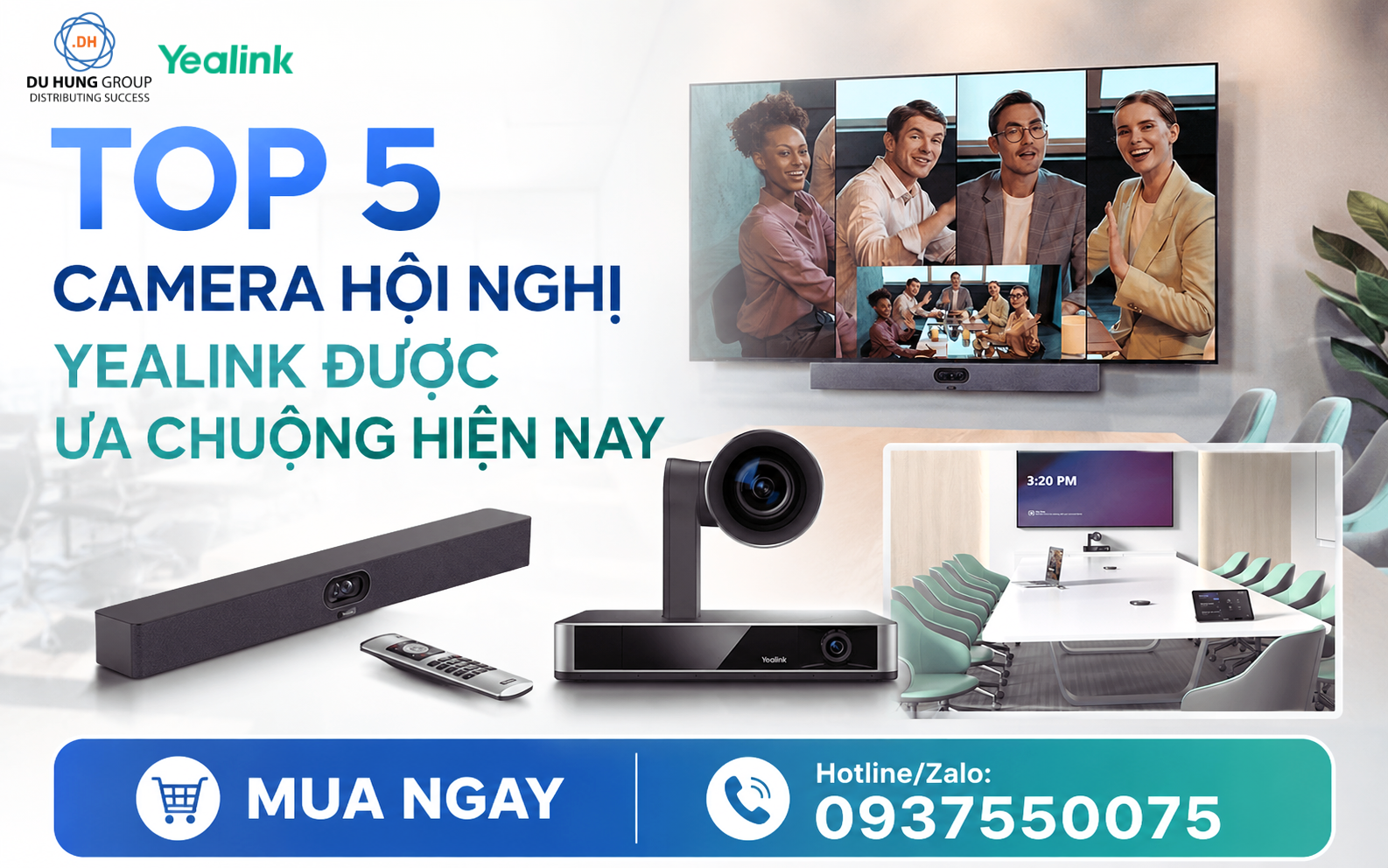 Top 5 Camera Hội Nghị Yealink được ưa Chuộng Hiện Nay
