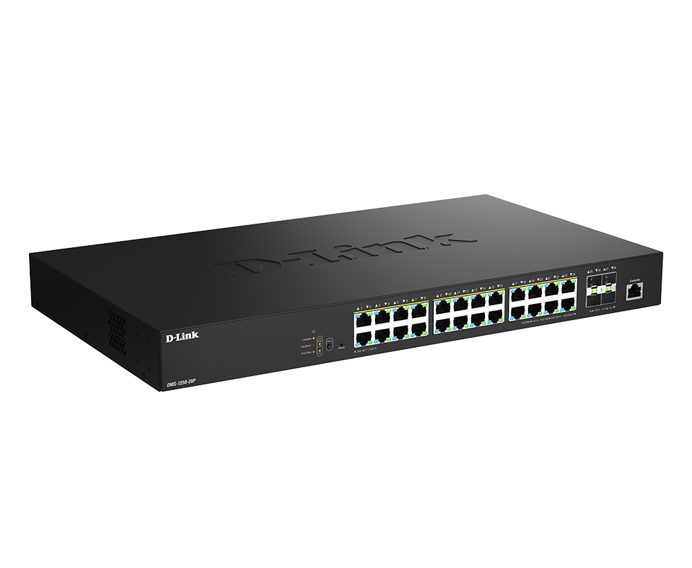 Bộ chuyển mạch PoE thông minh 28 cổng 2.5G DMS-1250-28P - Ảnh 4