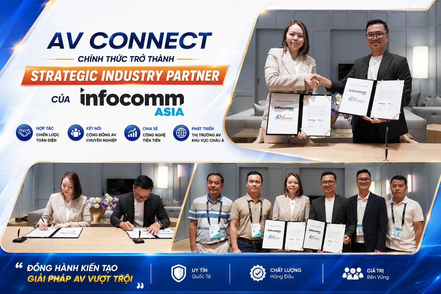 AV Connect Chính Thức Trở Thành Strategic Industry Partner Của InfoComm Asia