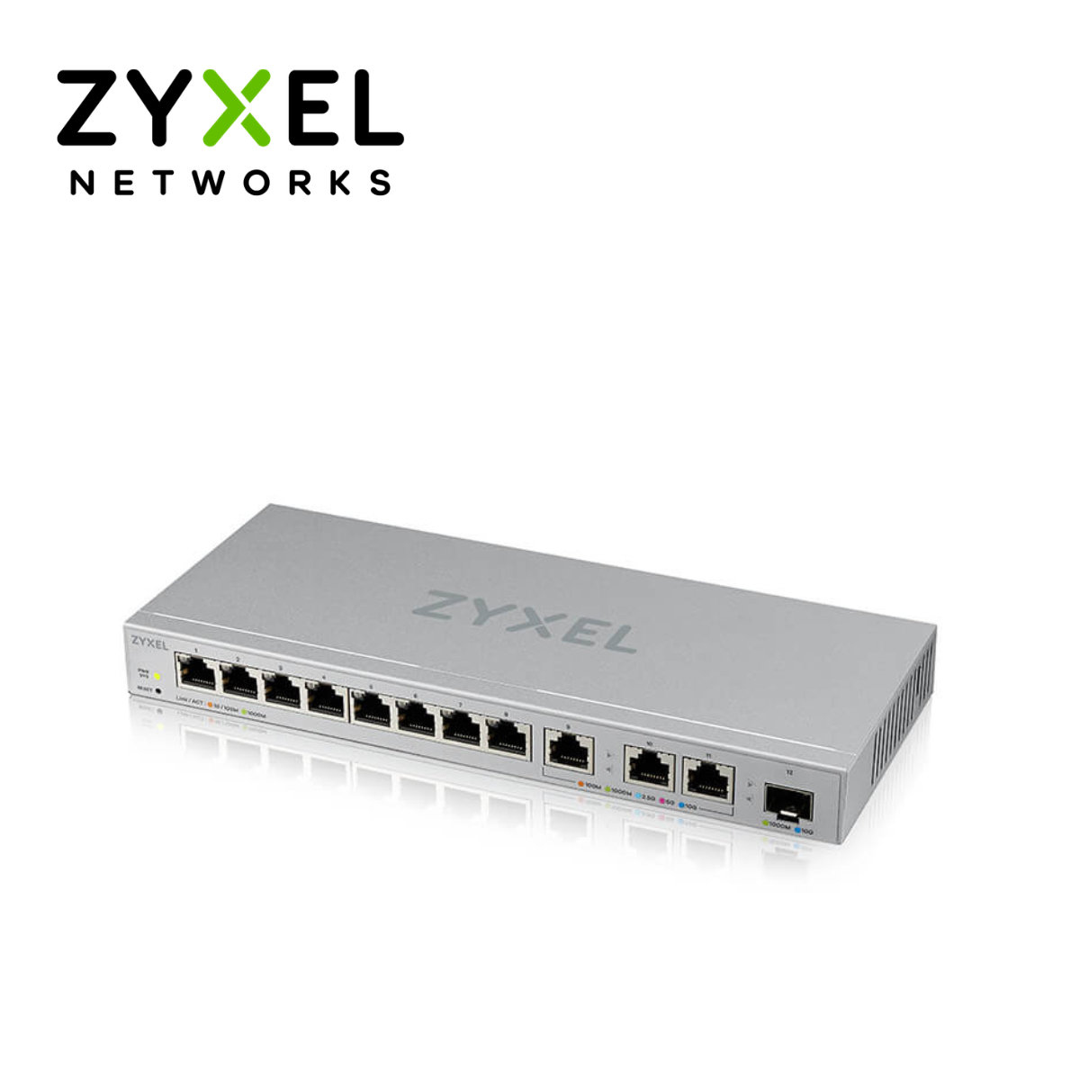 Bộ chuyển mạch Switch Zyxel XGS1250-12 12 Cổng Multi-Gigabit - Ảnh 4