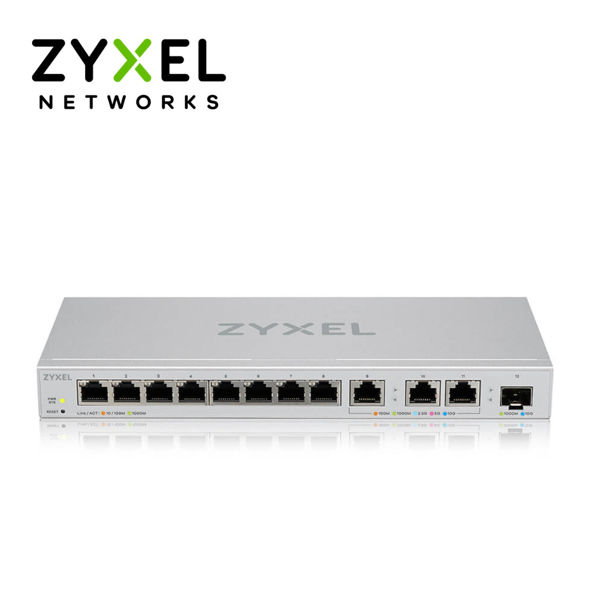 Bộ chuyển mạch Switch Zyxel XGS1250-12 12 Cổng Multi-Gigabit - Ảnh 6