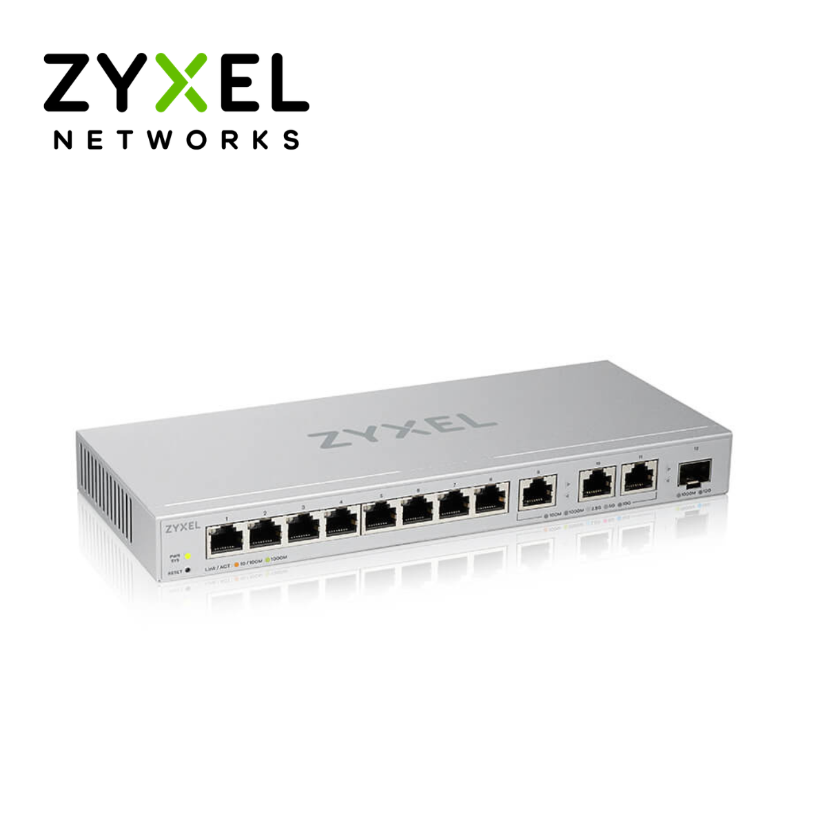 Bộ chuyển mạch Switch Zyxel XGS1250-12 12 Cổng Multi-Gigabit