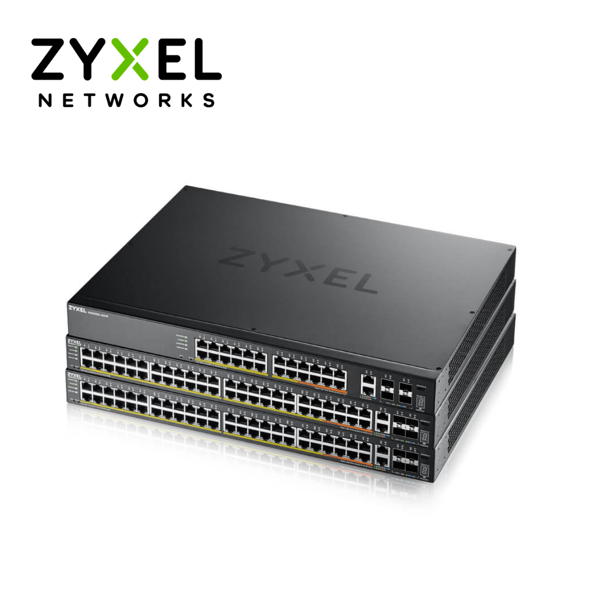 Bộ chuyển mạch Switch Zyxel XGS2220 Series 24/48 cổng với 6 đường Uplink 10G
