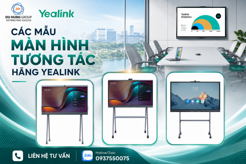 Các mẫu màn hình tương tác hãng Yealink