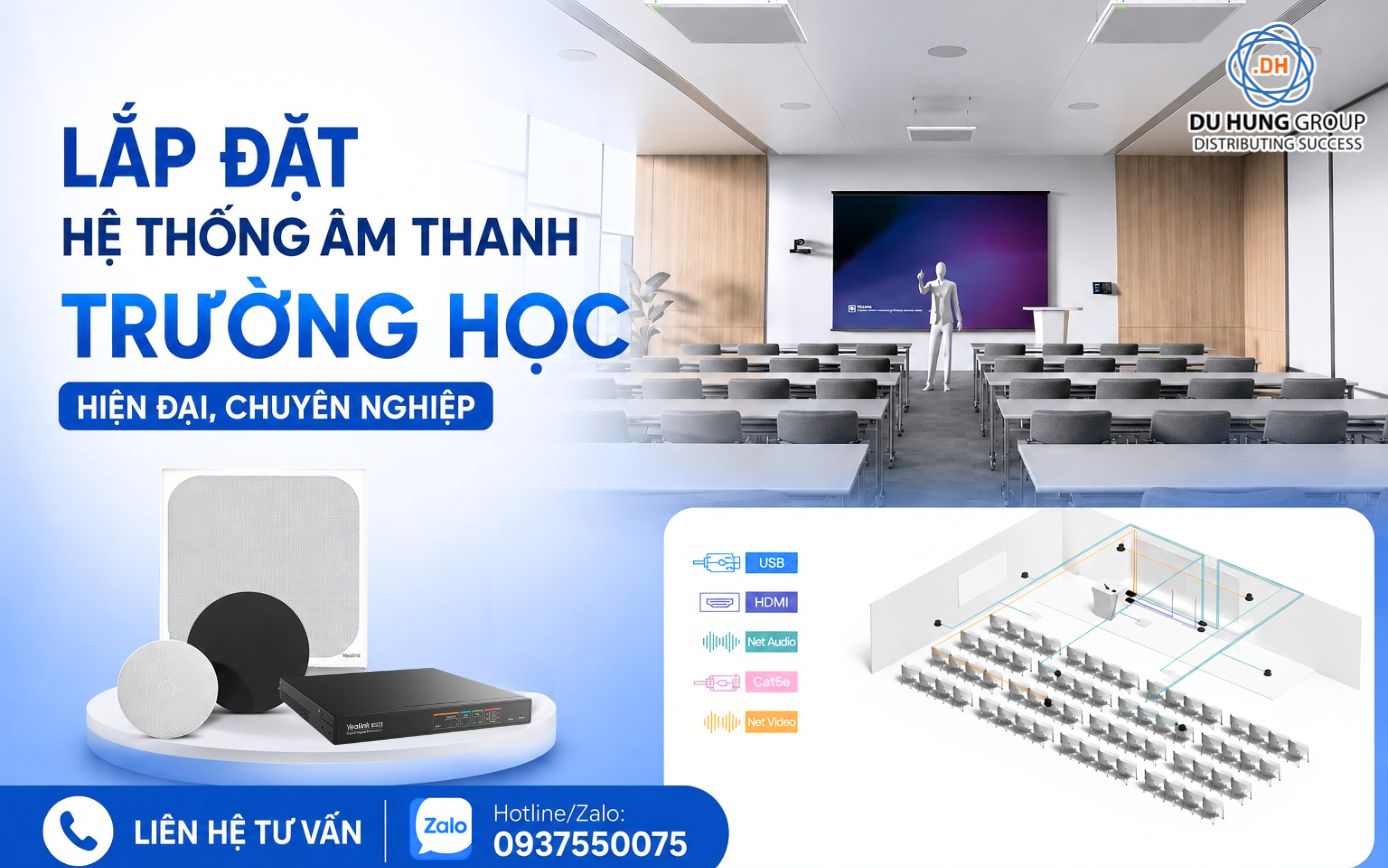 Lắp đặt Hệ Thống âm Thanh Trường Học Hiện đại, Chuyên Nghiệp (1)