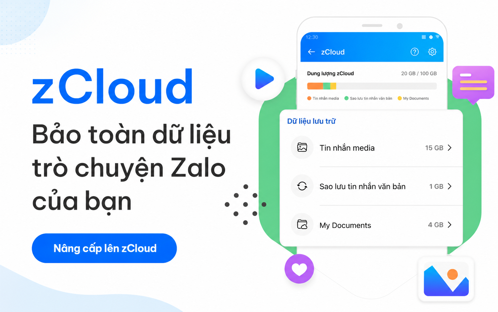 Bí quyết dùng Zalo ZCloud bảo toàn dữ liệu Zalo an toàn, lâu dài