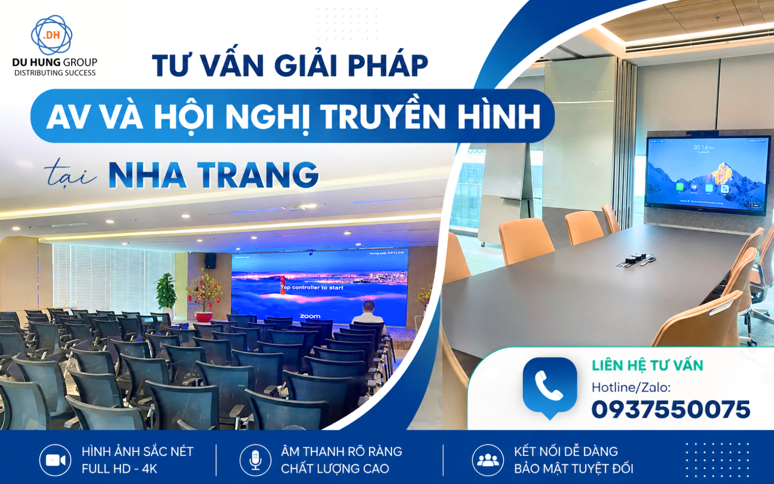 Tư vấn giải pháp AV và hội nghị truyền hình tại Nha Trang