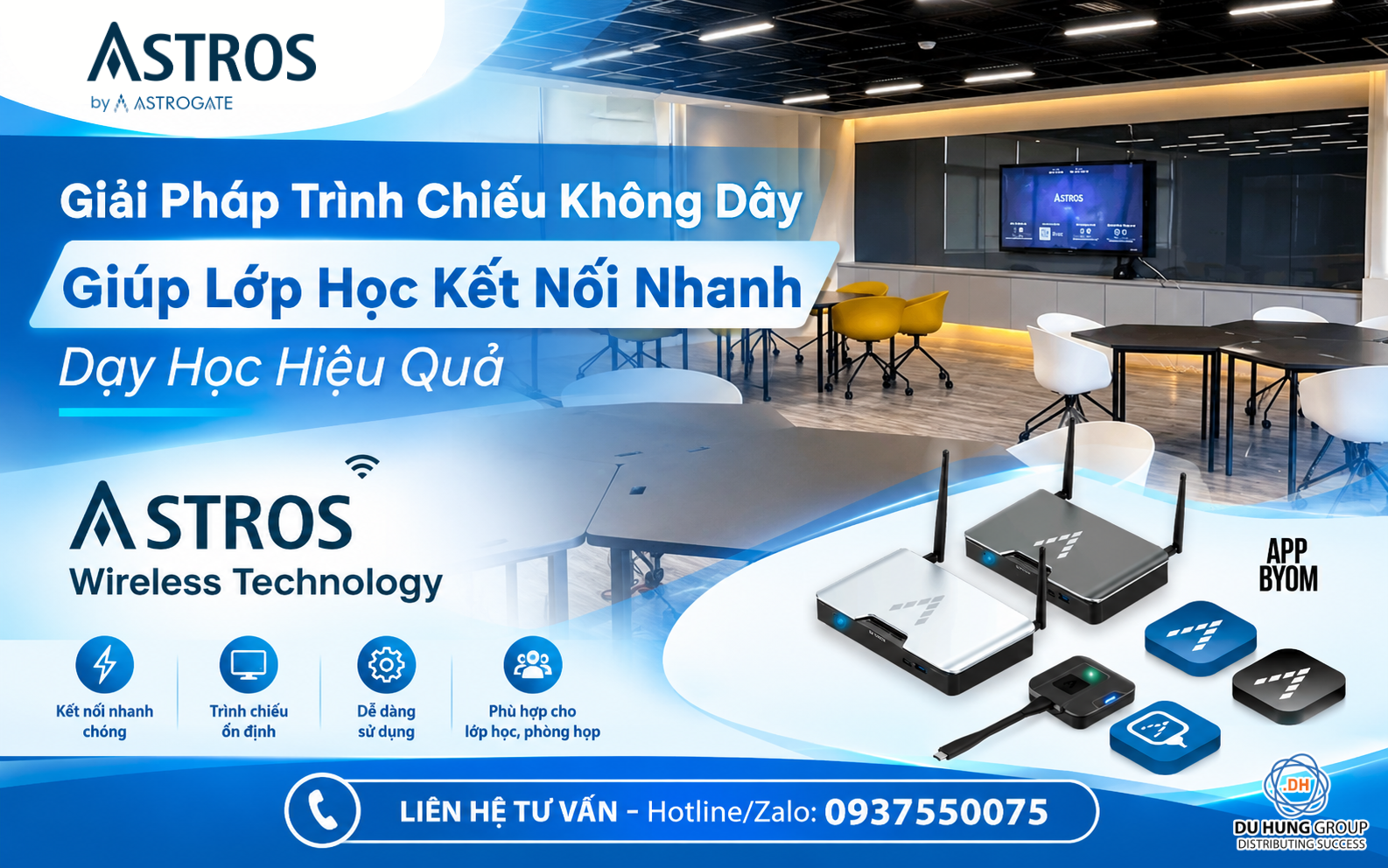 Giải Pháp Trình Chiếu Không Dây Giúp Lớp Học Kết Nối Nhanh Dạy Học Hiệu Quả