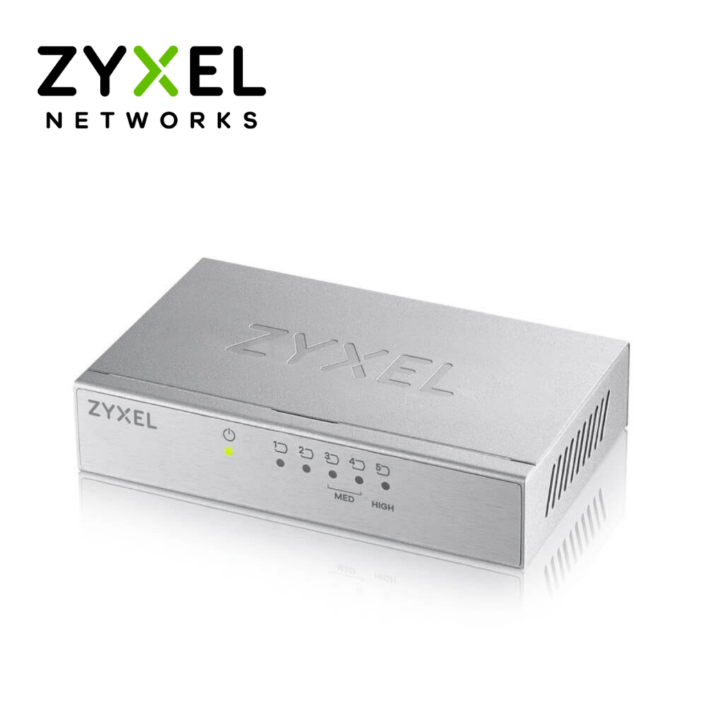 Switch Để Bàn Zyxel GS-105B v3 với 5 cổng Gigabit Ethernet
